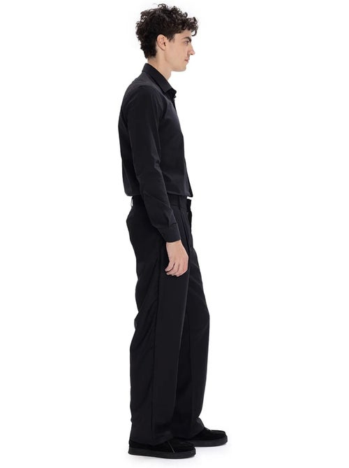 Camicia popeline slim fit con bottoni giesto - Kiabi Camicia popeline slim fit con bottoni giesto - Kiabi