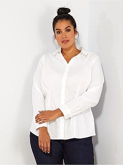 Camicia popeline stretch - Kiabi