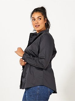 Camicia popeline stretch - Kiabi