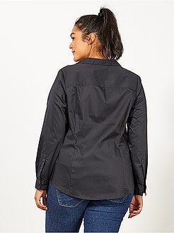 Camicia popeline stretch - Kiabi