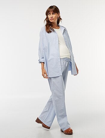 Camicia premaman a righe