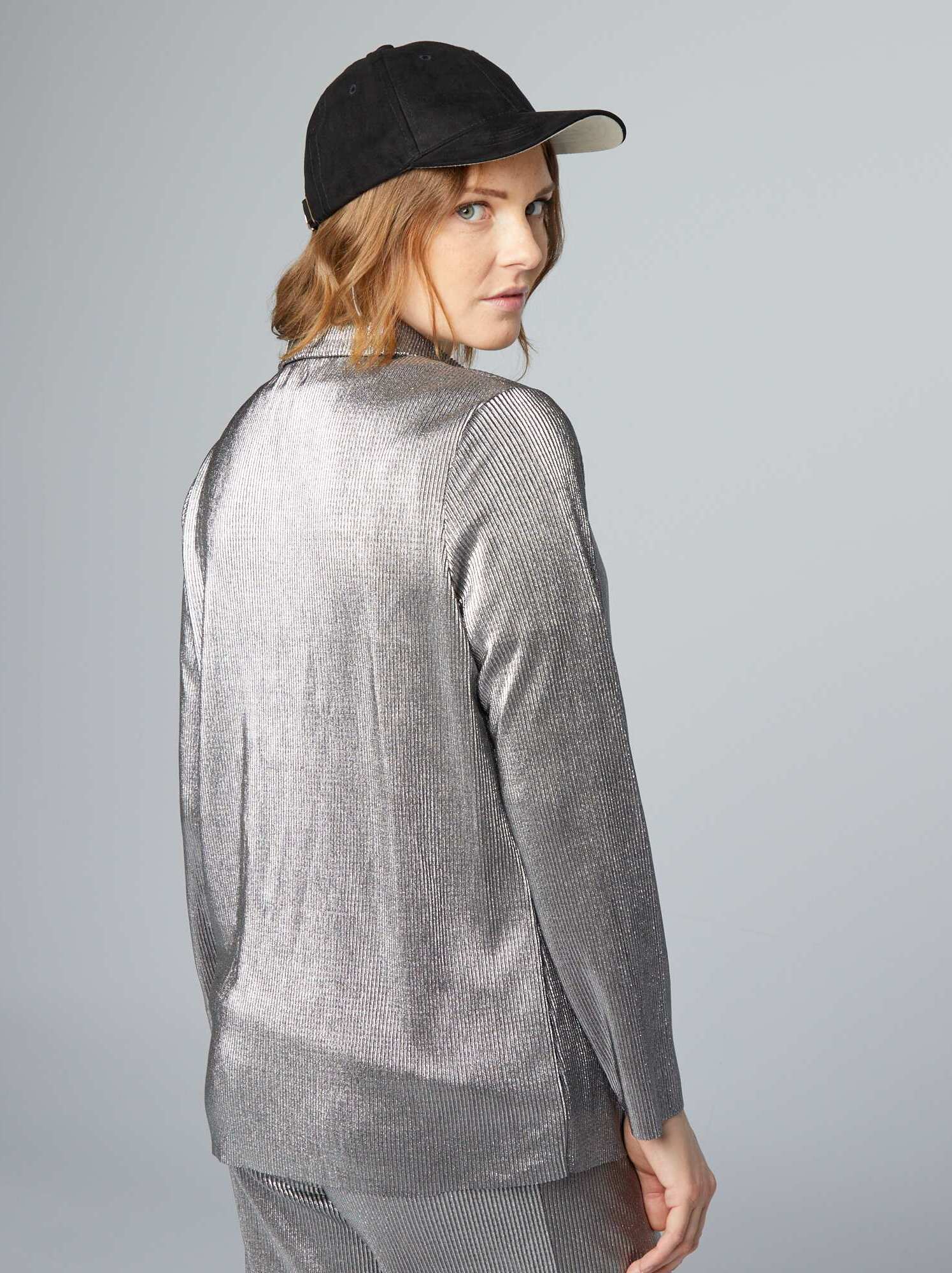 Camicia Da Equitazione Harrison Howard, Maniche Lunghe, Plissettata, Con Ricami E Strass, Mix Nylon/spandex, Vestibilità Slim, Colletto Rialzato Con Calamita