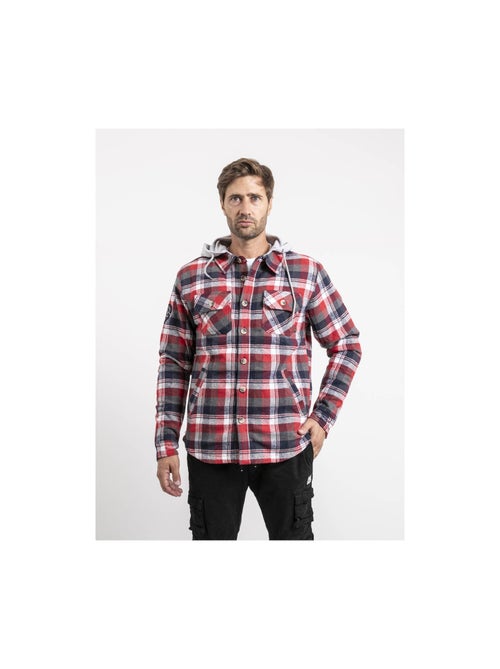 Camicia quadri con cappuccio TARZAC - Kiabi