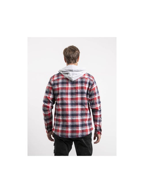 Camicia quadri con cappuccio TARZAC - Kiabi