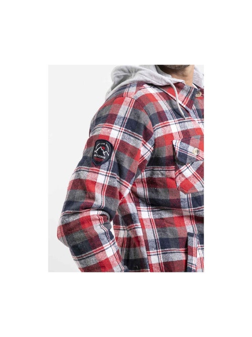 Camicia quadri con cappuccio TARZAC - Kiabi