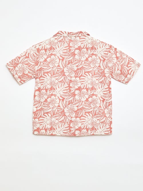 Camicia regular a maniche corte in cotone - Kiabi Camicia regular a maniche corte in cotone - Kiabi