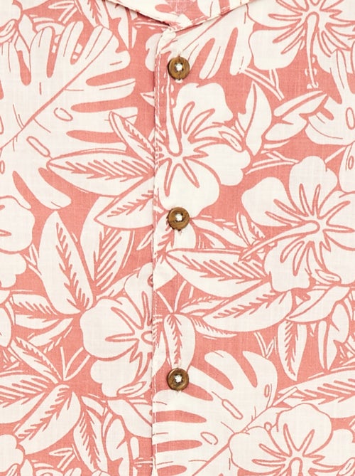 Camicia regular a maniche corte in cotone - Kiabi Camicia regular a maniche corte in cotone - Kiabi