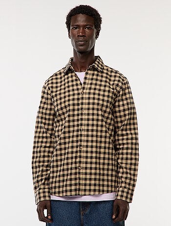 Camicia regular a quadri