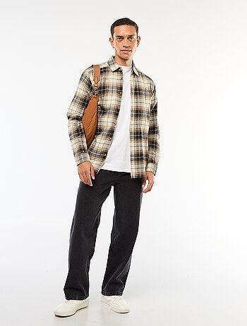 Camicia regular a quadri