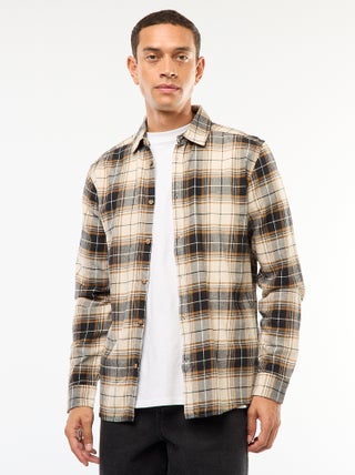 Camicia regular a quadri