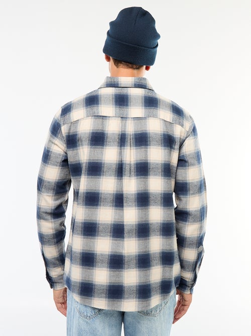 Camicia regular a quadri - Kiabi