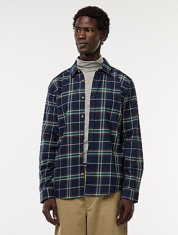 Camicia regular a quadri