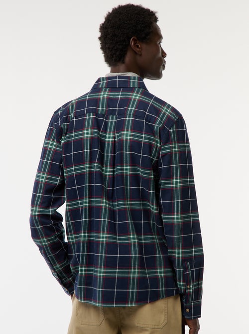 Camicia regular a quadri - Kiabi