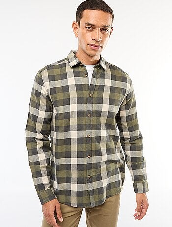 Camicia regular a quadri