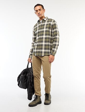 Camicia regular a quadri