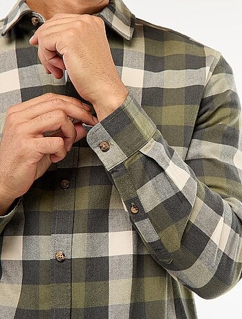 Camicia regular a quadri