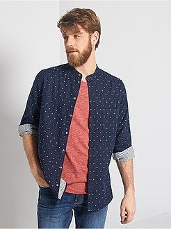 Camicia regular collo alla coreana - Kiabi