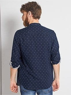 Camicia regular collo alla coreana - Kiabi