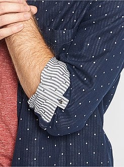 Camicia regular collo alla coreana - Kiabi