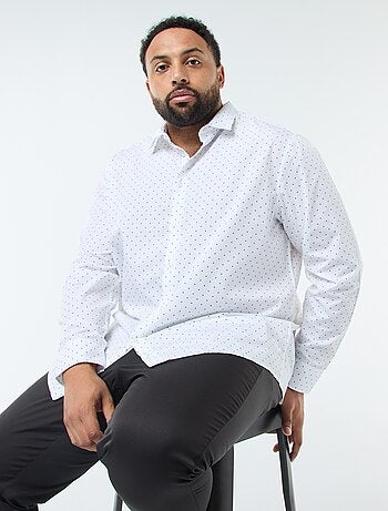 Camicia regular fit stampata