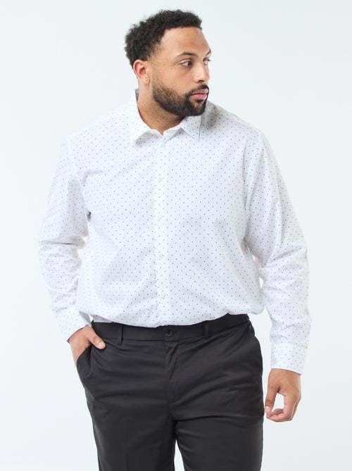 Camicia regular fit stampata - Kiabi