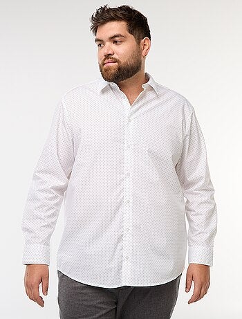 Camicia regular fit / taglio dritto con motivo