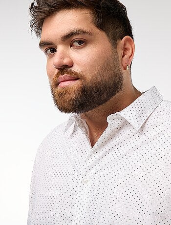 Camicia regular fit / taglio dritto con motivo