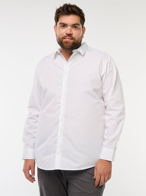 Camicia regular fit / taglio dritto con motivo - Kiabi