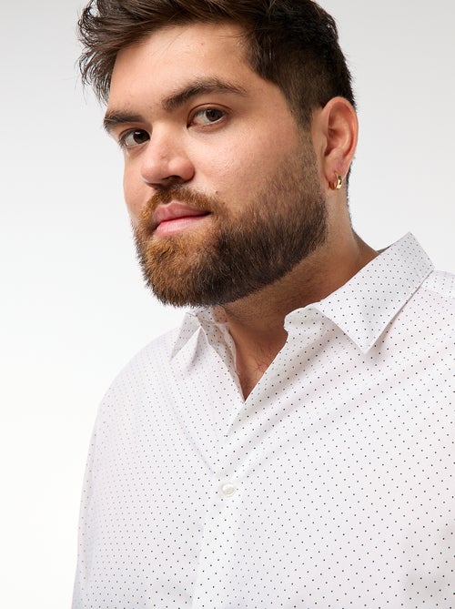 Camicia regular fit / taglio dritto con motivo - Kiabi