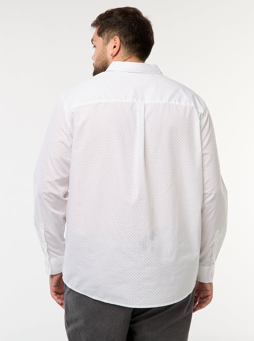 Camicia regular fit / taglio dritto con motivo - Kiabi