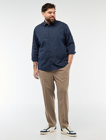 Camicia regular fit / taglio dritto con motivo