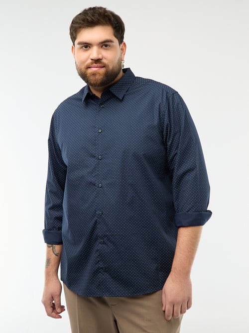 Camicia regular fit / taglio dritto con motivo - Kiabi