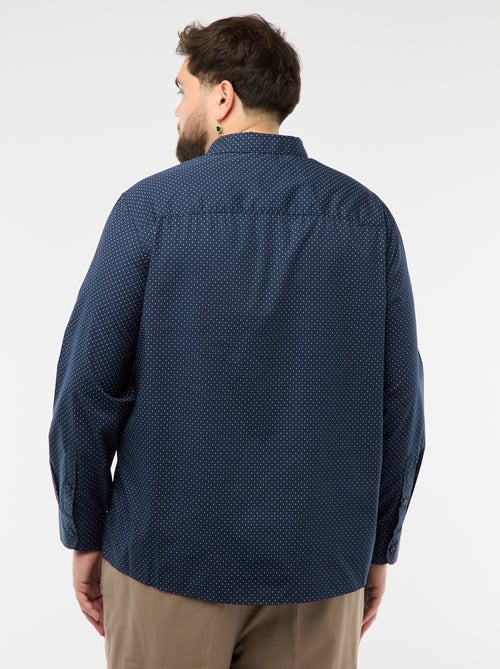 Camicia regular fit / taglio dritto con motivo - Kiabi