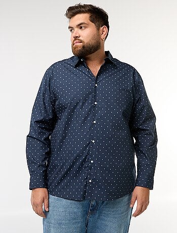 Camicia regular fit / taglio dritto con motivo