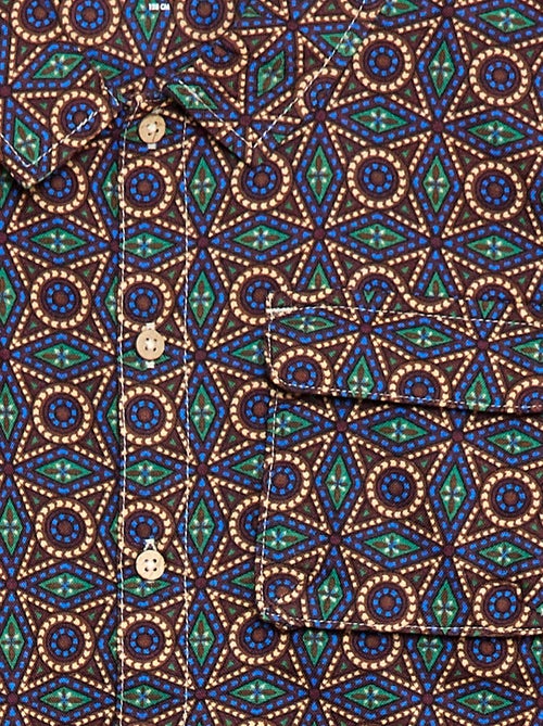 Camicia regular in cotone effetto wax - Kiabi