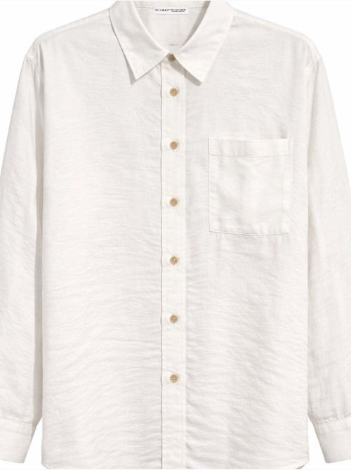Camicia relaxed fit con taschino mixray - Kiabi Camicia relaxed fit con taschino mixray - Kiabi
