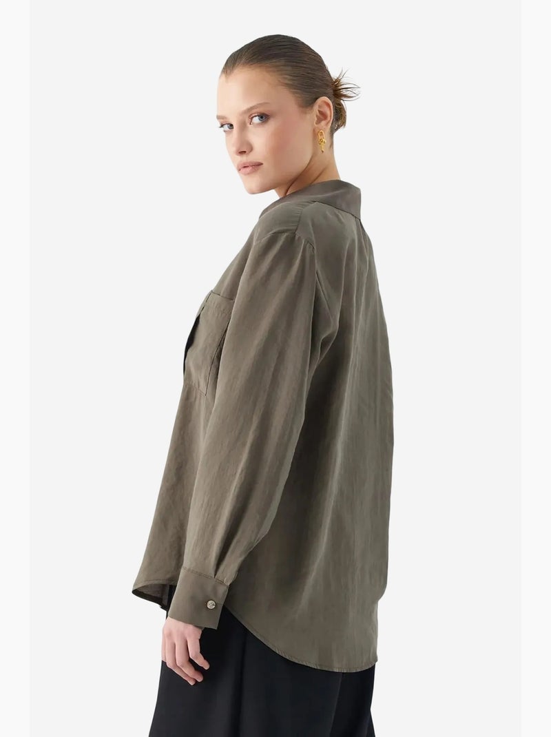 Camicia relaxed fit con taschino mixray Cachi - Kiabi