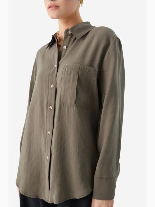 Camicia relaxed fit con taschino mixray - Kiabi Camicia relaxed fit con taschino mixray - Kiabi