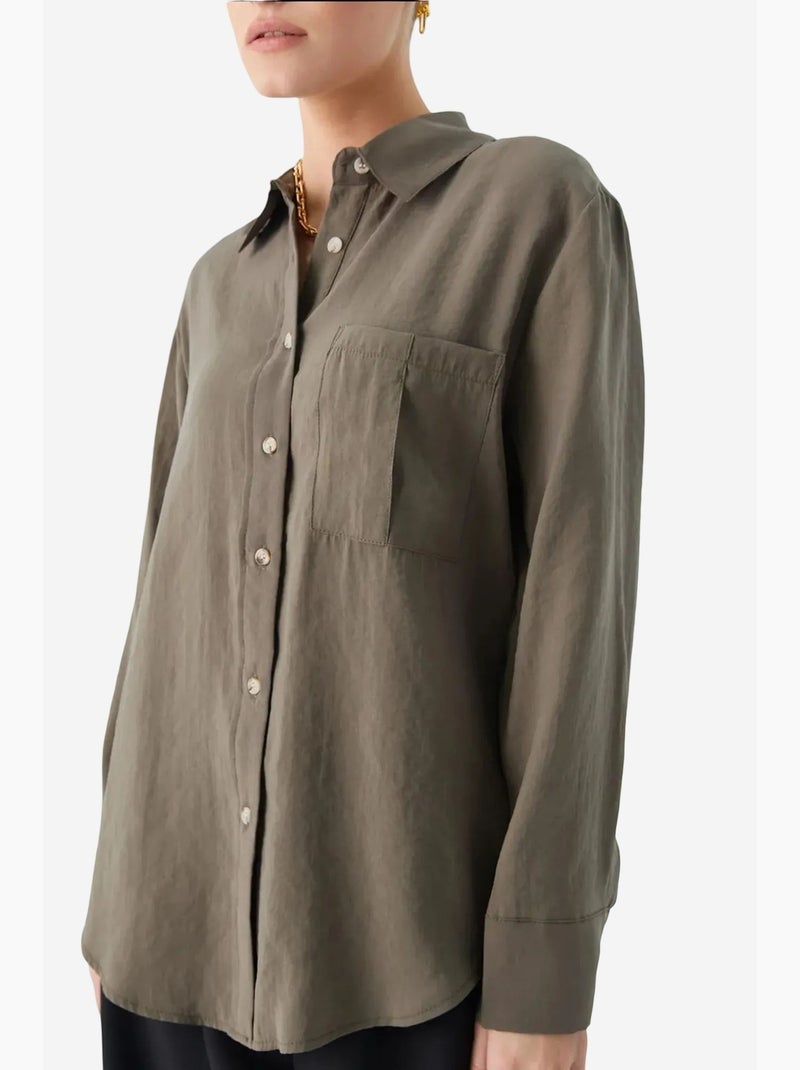 Camicia relaxed fit con taschino mixray Cachi - Kiabi