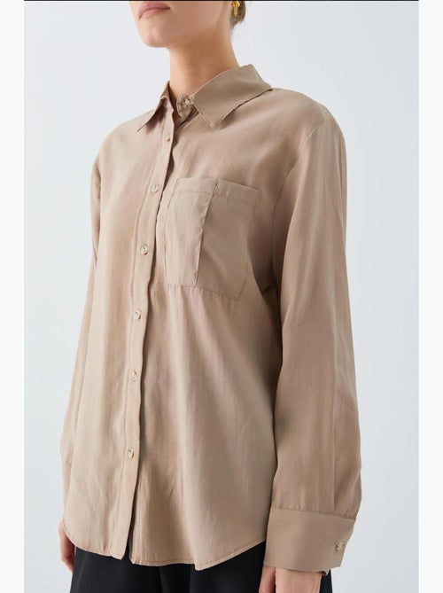 Camicia relaxed fit con taschino mixray - Kiabi Camicia relaxed fit con taschino mixray - Kiabi