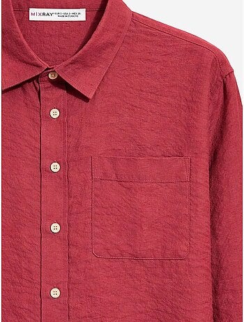 Camicia relaxed fit con taschino mixray