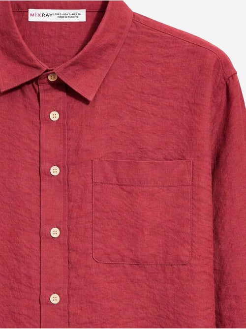 Camicia relaxed fit con taschino mixray - Kiabi