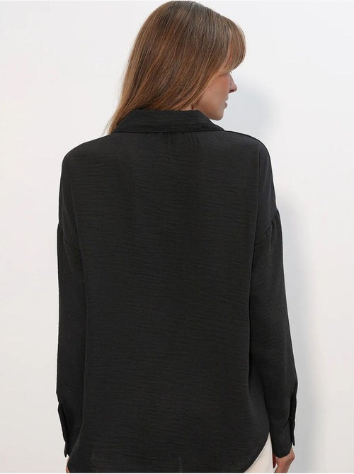 Camicia ricamata a maniche lunghe con chiusura a bottoni bdart - Kiabi
