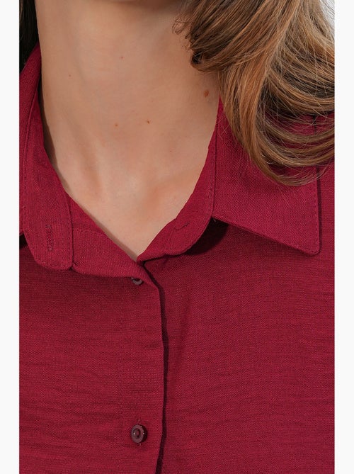 Camicia ricamata a maniche lunghe con chiusura a bottoni bdart - Kiabi Camicia ricamata a maniche lunghe con chiusura a bottoni bdart - Kiabi