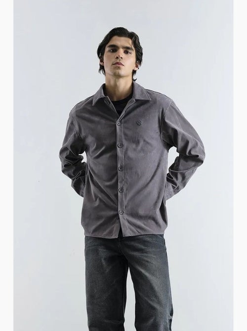 Camicia ricamata regular fit a maniche lunghe giesto - Kiabi Camicia ricamata regular fit a maniche lunghe giesto - Kiabi