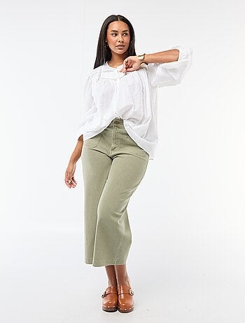 Camicia romantica in cotone