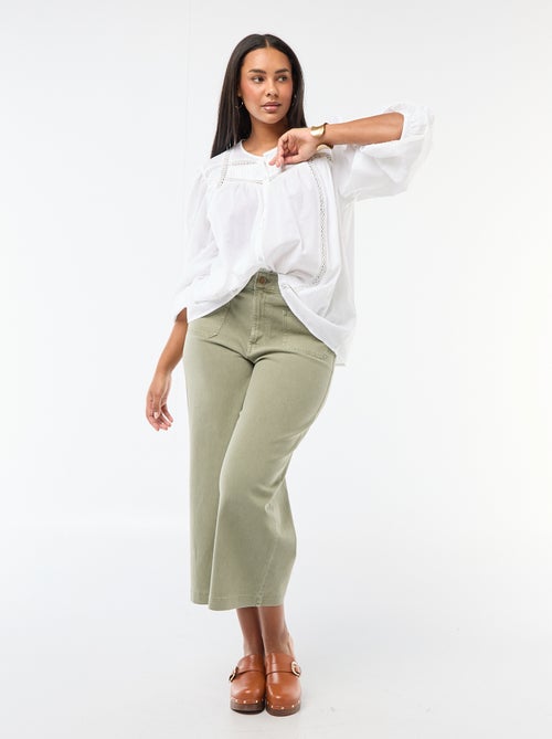 Camicia romantica in cotone - Kiabi