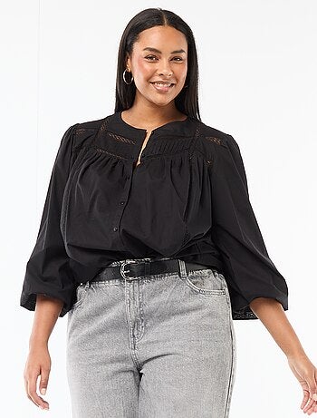 Camicia romantica in cotone