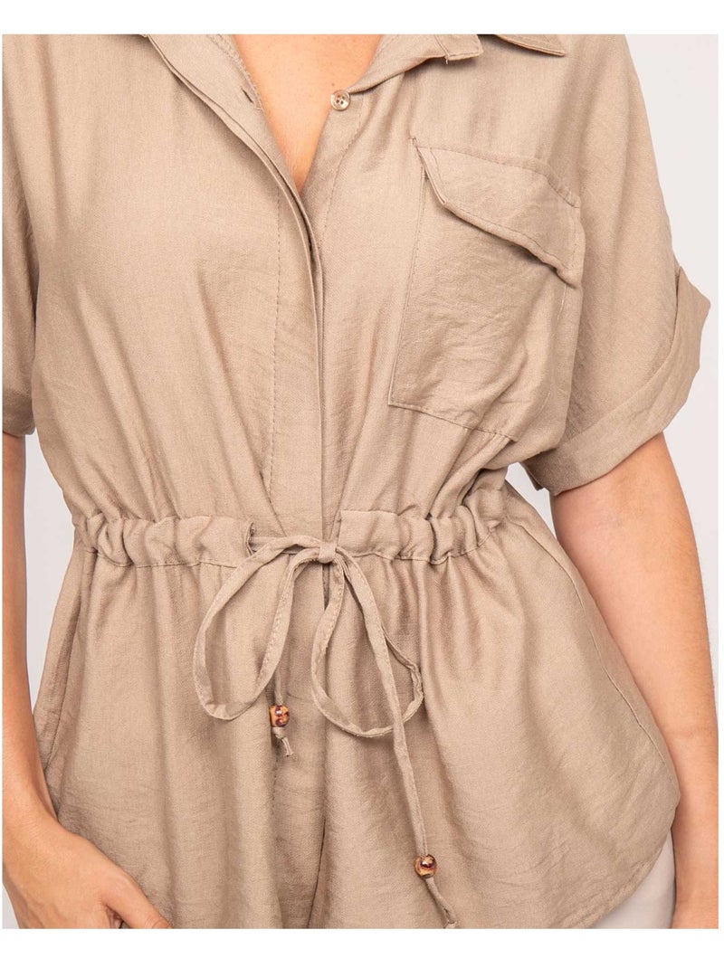 Camicia sahariana ORWIN Beige - Kiabi