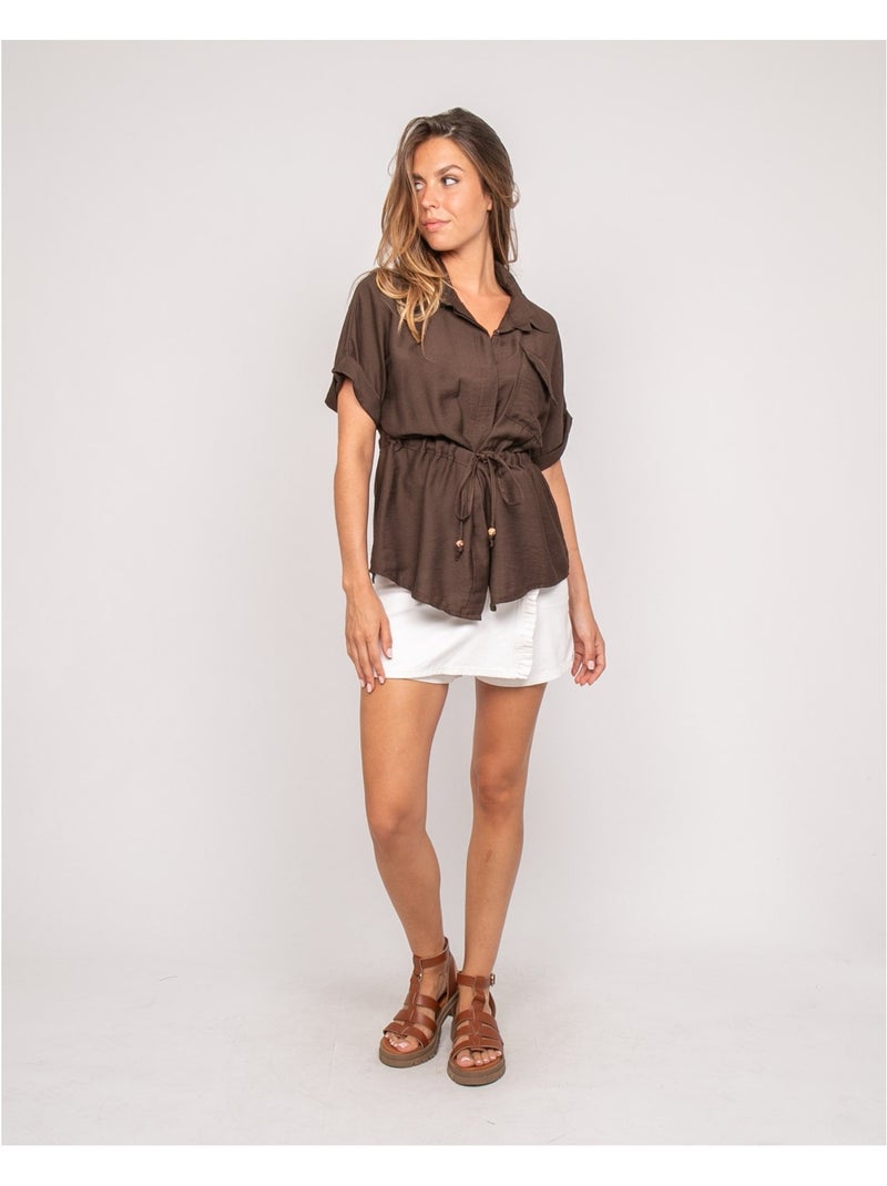 Camicia sahariana ORWIN Marrone - Kiabi